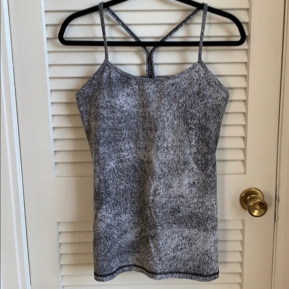 lululemon athletica Tops - Lululemon Grey Power Y Tank